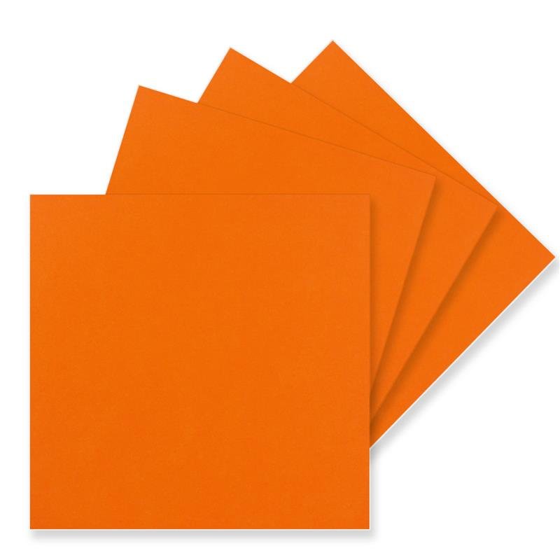 Einzel-Karten Quadratisch - 15 x 15 cm - 240 g/m² - Ton-Papier Qualit