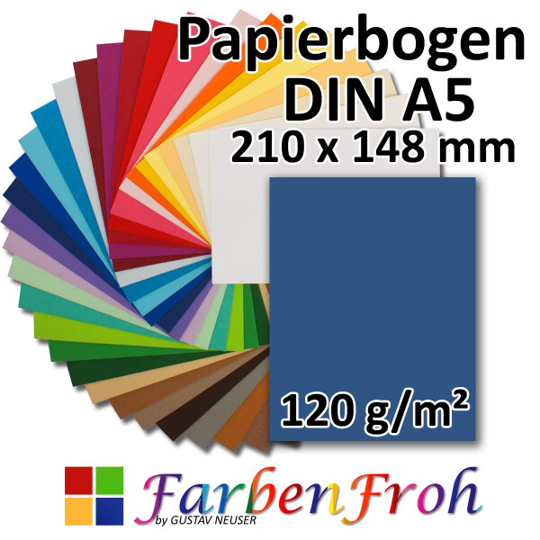 50 Blatt DIN A5 Papier - Mintgrün - 120gr - 14,8 x 21cm - Bastelbogen, 9,50  €