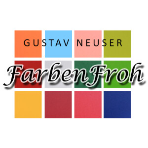 FarbenFroh by Gustav NEUSER - 50 biglietti pieghevoli in carta
