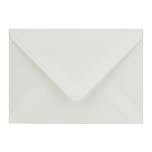 15x Brief-Umschläge C5 - Natur-Weiß - gefüttert mit braunem Seidenpapier - 90 g/m² - 22,9 x 16,2 cm - Nassklebung