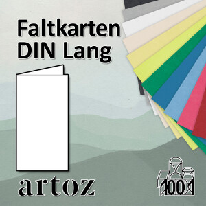 ARTOZ Serie 1001 - DIN Lang Faltkarte mit...