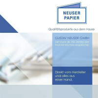 100x faltbares Einlege-Papier für A6 Faltkarten - transparent-weiß - 143 x 200 mm (100 x 143 mm gefaltet) -  hochwertig mattes Papier von GUSTAV NEUSER