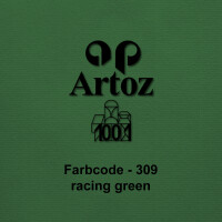 ARTOZ 50x quadratische Briefumschläge racing green (Grün) 100 g/m² - 16 x 16 cm - Kuvert ohne Fenster - Umschläge mit Haftklebung