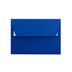 50x Briefumschläge Royalblau / Königs-blau DIN C6 Format 11,4 x 16,2 cm - Haftklebung - Kuverts ohne Fenster - Weihnachten, Grußkarten & Einladungen - Für A6 & A4 Papier