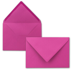 Briefumschläge in Amarena - 50 Stück - DIN C5 Kuverts 22,0 x 15,4 cm - Nassklebung ohne Fenster - Weihnachten, Grußkarten - Serie FarbenFroh