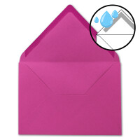 Briefumschläge in Amarena - 50 Stück - DIN C5 Kuverts 22,0 x 15,4 cm - Nassklebung ohne Fenster - Weihnachten, Grußkarten - Serie FarbenFroh