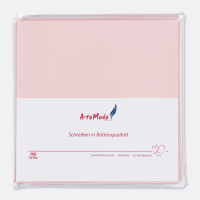 Artoz SET quadratisch Farbe: Pink 10xKlappkarten und 10xBriefumschläge Serie Artoz 1001 im SET ArtoModo inkl. Aufbewahrungshülle Format: 160x160 mm