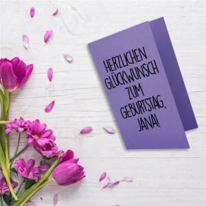 100 Faltkarten B6 - Violett - PREMIUM QUALITÄT - 11,5 x 17 cm - sehr formstabil - für Drucker geeignet! - Qualitätsmarke: NEUSER FarbenFroh!!