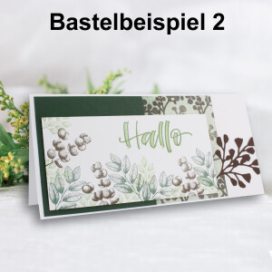 50x Tischkarten in Silber (Metallic) - 4,5 x 10 cm - blanko - Doppel-Karten - als Platzkarten und Namenskarten für Hochzeit und Feste