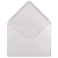 200 Brief-Umschläge - Natur-Weiß - DIN C6 - 114 x 162 mm - Kuverts mit Nassklebung ohne Fenster für Gruß-Karten & Einladungen - Serie FarbenFroh