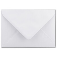 Briefumschläge in Hochweiß - 50 Stück - DIN C5 Kuverts 22,0 x 15,4 cm - Nassklebung ohne Fenster - Weihnachten, Grußkarten - Serie FarbenFroh