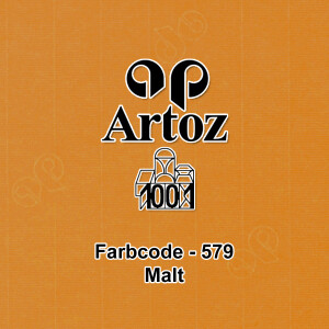 ARTOZ 75x Tischkarten - Malt (Braun) - 45 x 100 mm blanko Platz-Kärtchen - Faltkarten für festliche Tafel - Tischdekoration - 220 g/m² gerippt