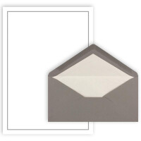 Trauer-Serie - Umschlag DIN Lang mit Brief DIN A4