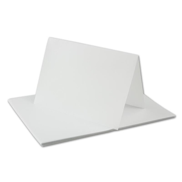 100x DIN B6 Faltkarten-Set - Hochweiß (Weiß) - 11,5 x 17 cm - Doppelk,  42,50 €