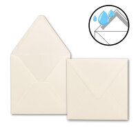 quadratischer Briefumschlag - 15,0 x 15,0 cm - NEUER PAPIER