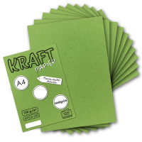 Vintage Kraftpapier DIN A4 120 g braunes...