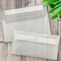 DIN lang Briefumschlag transparent - 22,0 x 11,0 cm - 92...