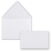 Karte-Umschlag-Set Einzel-Karten Din A8 7,1x4,5 cm mit...