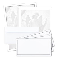 Trauer-Serie - Umschlag DIN Lang mit Brief DIN A4