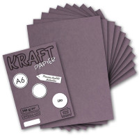 DIN A6 Einzelkarte - Kraftpapier - 14,8 x 10,5 cm -...