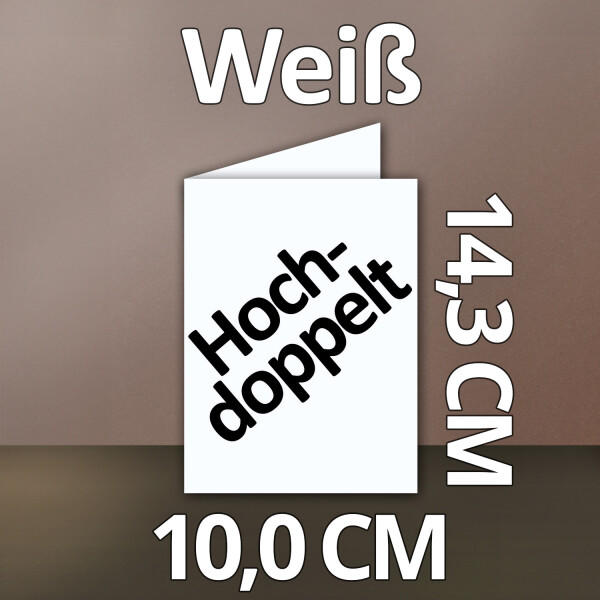 Weiß - Hochdoppelt