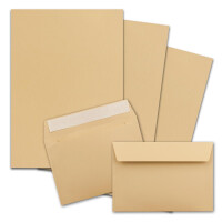 Briefpapier-SET - DIN A4 Papierbogen mit Umschlag C6 -...