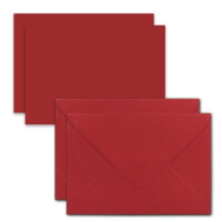 Karte-Umschlag-Set Einzel-Karten Din A7 10,5x7,3 cm mit...