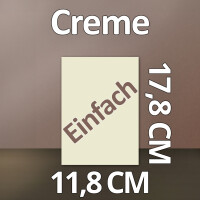 Einleger - DIN B6 - wei&szlig;, creme, transparent -...