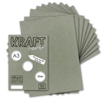 DIN A3 Einzelkarte - Kraftpapier - 42,0 x 29,7 cm - 240...