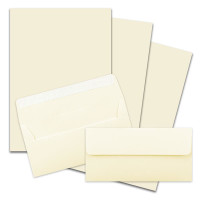 Briefpapier-SET - DIN A4 Papierbogen mit Umschlag DL -...