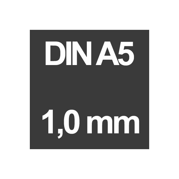 DIN A5 Schwarz - 1,0 mm
