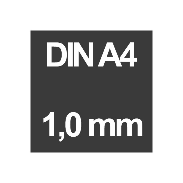 DIN A4 Schwarz - 1,0 mm