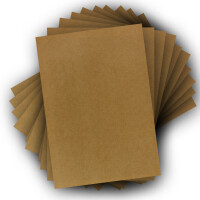 DIN A4 Papierbogen gerippt - Kraftpapier - 29,7 x 21,0 cm...